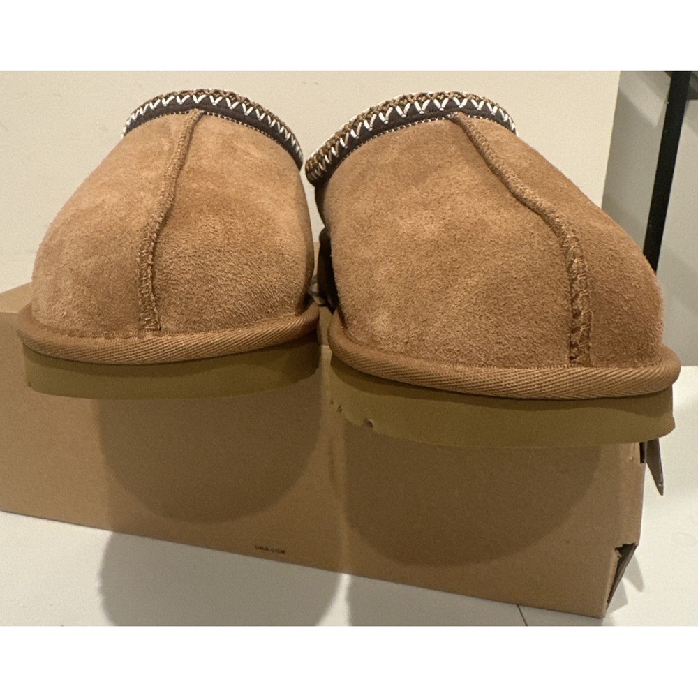 UGG Women Size 10 Tasman II Chestnut Braided Suede Slippers Shoes Cozy SN1174470 - Picture 4 of 14